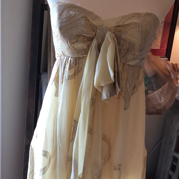 Nicole Miller Collection Silk Strapless Dress-6 - Picture 1 of 4